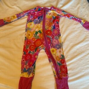 Little Sleepies “Rainbow Blooms” Zippy